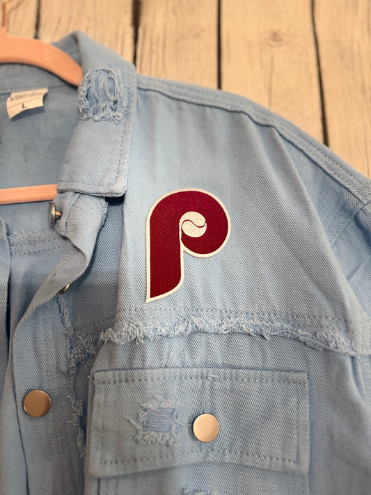 Retro Philadelphia Baseball Jacket