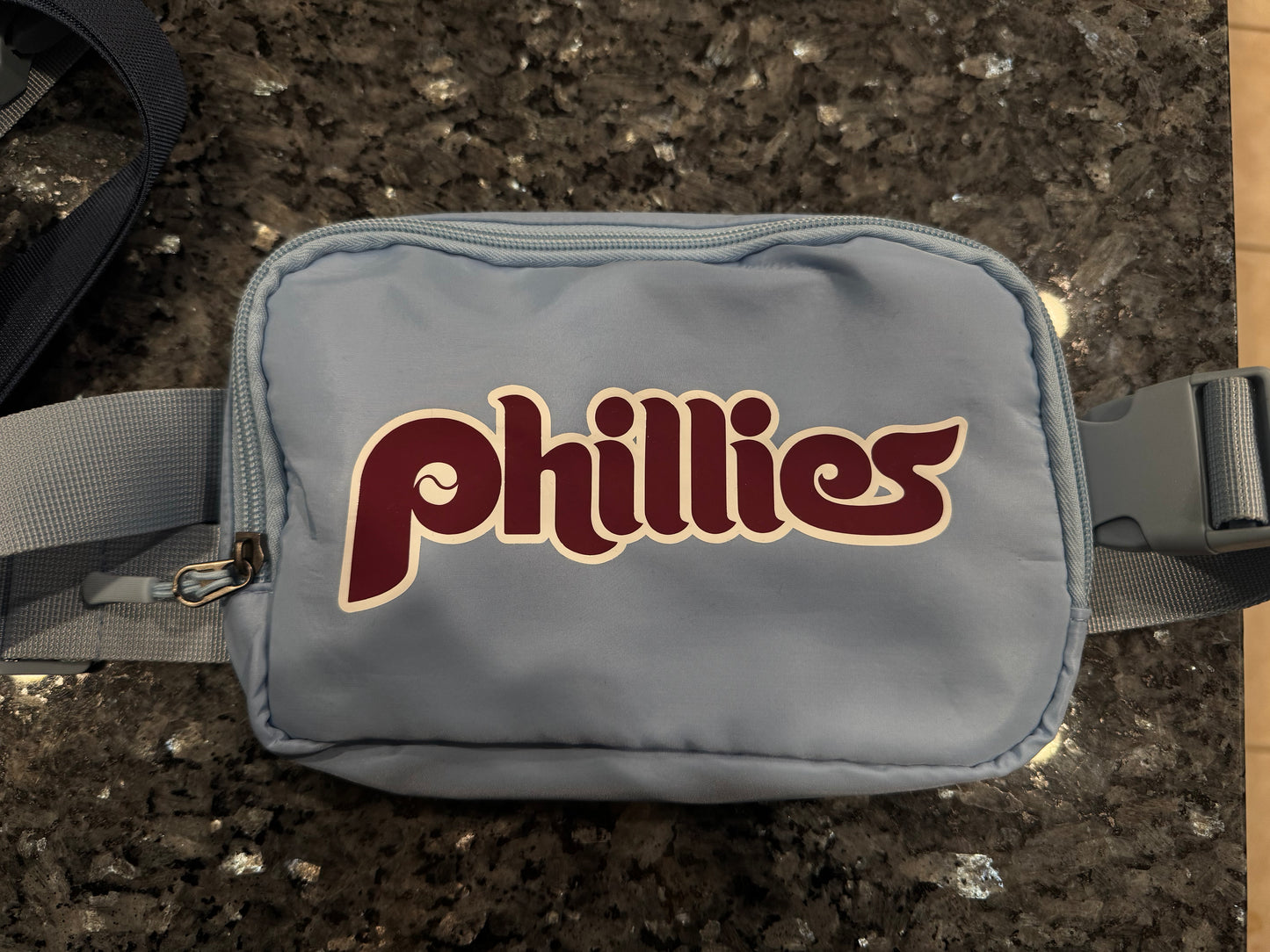 Retro Cursive Phils Belt/Crossbody Bag