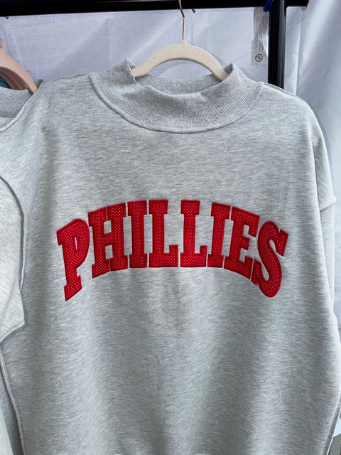 PHIL'S Polka Dot Mockneck