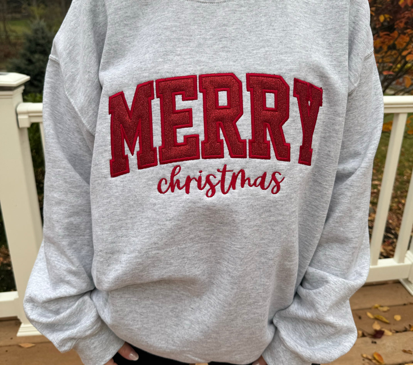 Merry Christmas Glitter Letters