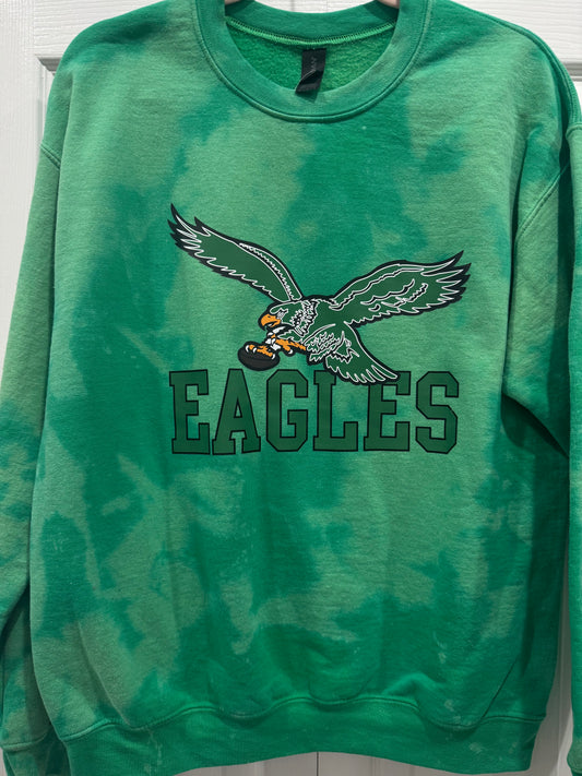 Retro Birds Pressed Green